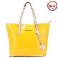 michael kors monogram spiegel metalen signature groot geel bakken Rotterdam Fashion nepx4469